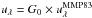 \hbox{$u_\lambda = G_0 \times u_\lambda^{\rm MMP83}$}