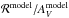 \hbox{$\mathcal{R}^{\rm model}/A_{V}^{\rm model}$}