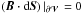 \hbox{$(\vB \cdot \dS)\left|_\surf\right.=0$}