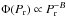 \hbox{$\Phi(P_{\rm r}) \propto P_{\rm r}^{-B}$}