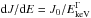 \hbox{${\rm d}J/{\rm d}E = J_0/E_{{\rm keV}}^{\Gamma}$}