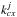 \hbox{$k_{cx}^{j}$}