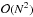 \hbox{$\mathcal{O}(N^{2})$}