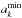 \hbox{$a^{\rm min}_k$}