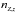 \hbox{$n_{_{Z,z}}$}