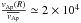 \hbox{$\frac{v_{\rm Ap}(R)}{\overline{v_{\rm Ap}}}\simeq2\times10^4$}