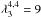 \hbox{$\lambda_3^{4,4}=9$}