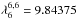 \hbox{$\lambda_6^{6,6}=9.84375$}