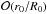 \hbox{$\mathcal{O}(r_0/R_0)$}