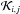 \hbox{$\mathcal{K}_{i,j}$}