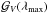 \hbox{${\cal G}_V (\lambda_{\rm max})$}