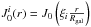 \hbox{$J^i_0(r)=J_0\left(\xi_i\frac{r}{R_{\rm gal}}\right)$}