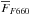 \hbox{$\overline{F}_{F660}$}