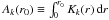 \hbox{$A_k(r_0)\equiv\int_0^{r_0} K_k(r)\,\hbox{d}r$}