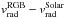 \hbox{$v_{\rm{rad}}^{\rm RGB}-v_{\rm{rad}}^{\rm Solar}$}