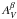 \hbox{$A_{V}^{\beta}$}