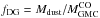 \hbox{$f_{\mathrm{DG}}=M_{\mathrm{dust}}/M^{\mathrm{CO}}_{\rm GMC}$}