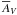 \hbox{$\overline{A}_{V}$}