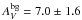 \hbox{$A_{V}^{\mathrm{bg}}=7.0\pm1.6$}