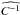 \hbox{$\widehat{C^{-1}}$}