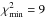 \hbox{$\chimin=9$}