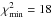 \hbox{$\chimin=18$}
