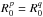 \hbox{${ R_{0}^{p} = R_{0}^{q} }$}