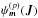 \hbox{${ \psi_{{\vec m}}^{(p)} ({\vec J}) }$}