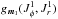 \hbox{${ g_{{\vec m}_{1}} (J_{\phi}^{1} , J_{r}^{1}) }$}