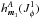 \hbox{${ h_{{\vec m}_{1}}^{A} (J_{\phi}^{1}) }$}