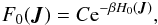 \appendix \setcounter{section}{4} \begin{eqnarray} F_0( {\vec J}) = C {\rm e}^{-\beta H_0( {\vec J})}, \label{comp4} \end{eqnarray}