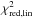 \hbox{$\chi^2_{\mathrm{red, lin}}$}