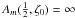 \hbox{$A_m(\frac{1}{2},\zeta_0) = \infty $}