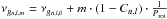 \hbox{$\nu_{g_{\it{n,l,m}}}=\nu_{g_{\it{n,l,0}}}+m\cdot(1-C_{\it{n,l}})\cdot\frac{1}{P_{\rm rot}}$}