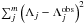 \hbox{$\sum_{j}^{m} {\left( \Lambda_{j} - \Lambda^{\rm obs}_{j}\right)}^{2}$}