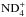 \hbox{$\rm ND_4^+$}