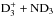 \hbox{${\rm D_3^+}+{\rm ND_3}$}