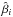 \hbox{$\hat\beta_i$}