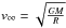 \hbox{$v_{\infty}=\sqrt{\frac{GM}{R}}$}
