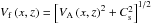 \hbox{$V_{\rm f} \left( x, z \right) = \left[{V_{\rm A} \left( x, z \right)^2+ C_{\rm s}^2}\right]^{1/2}$}