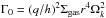 \hbox{${\Gamma_0=(q/h)^2\Sigma_{\rm gas} r^4 \Omega_k^2}$}