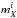 \hbox{$m_{X}^{i}$}