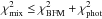 \hbox{$\chi^2_\mathrm{mix} \leq \chi^2_\mathrm{BFM}+\chi^2_\mathrm{phot}$}