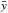 \hbox{$\bar{y}$}