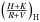 \hbox{$\left(\frac{H+K}{R+V}\right)_{\rm H}$}