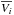 \hbox{${\overline{V_i}}$}