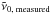 \hbox{$\tilde{\nu}_{0\text{, measured}}$}