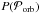 \hbox{$P({\cal P}_{\rm orb})$}