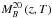 \hbox{$M_B^{20}\,(z,T)$}