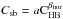 \hbox{$C_{\rm sb}=a{\rm C}_{\rm HB}^{\beta_{\rm intr}}$}